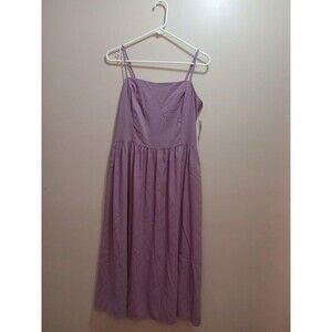 *NWT* Good Threads Lavender Spring Summer Midi Dress Size L